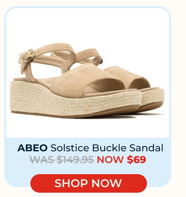 ABEO Solstice Buckle Sandal