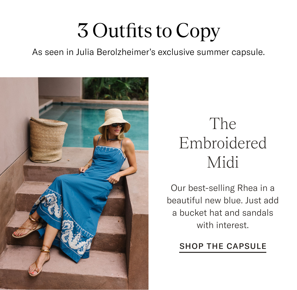 The Embroidered Midi