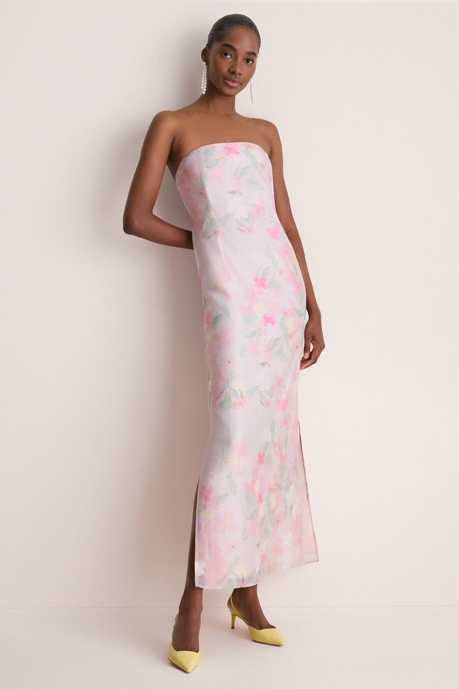 Image of Pink Clematis Montana Elora Dress