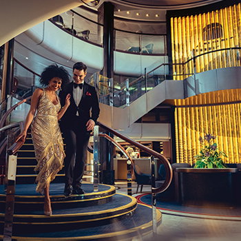 A couple at Grand Lobby