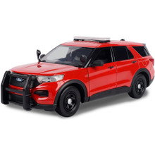 2022 Ford Police Interceptor Utility with Light | Motormax 1:24 Scale Diecast Model Truck by Motormax