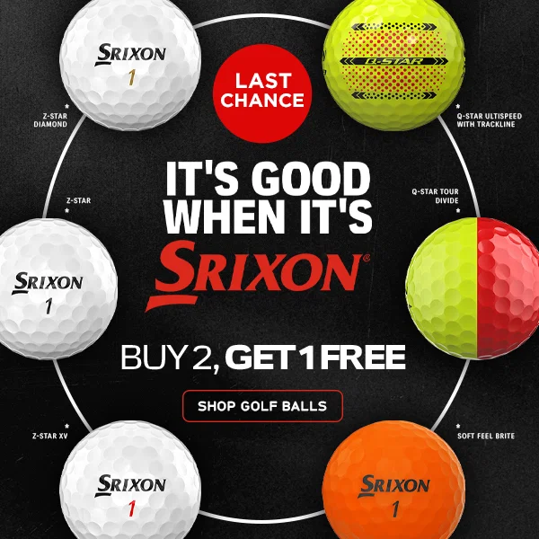 Buy 2, Get 1 FREE Srixon Golf Balls - LAST CHANCE!