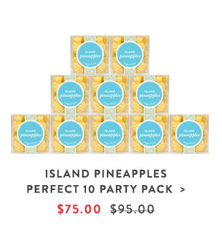  Island Pineapples Perfect 10 Party Pack