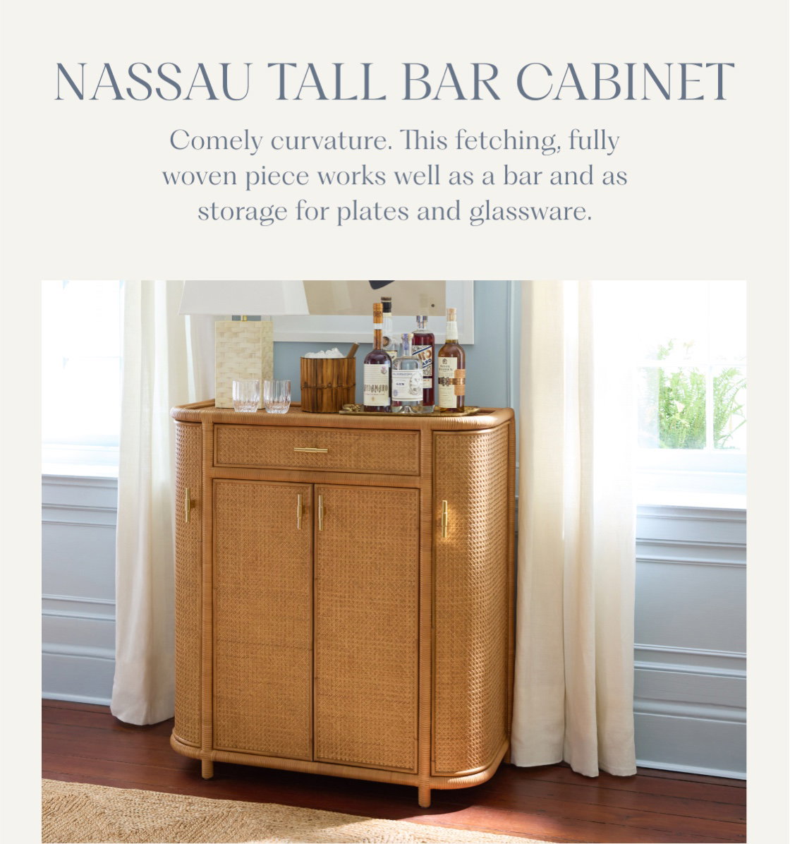 Nassau Tall Bar Cabinet