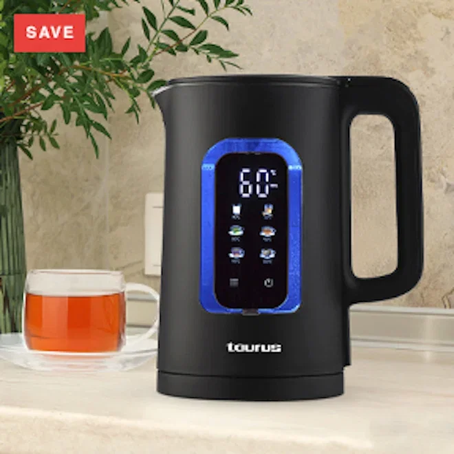 Taurus Digital Cordless Kettle, 1.5L