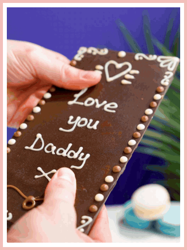 Love You Daddy Giant Loaded Caramel Crunch Bar