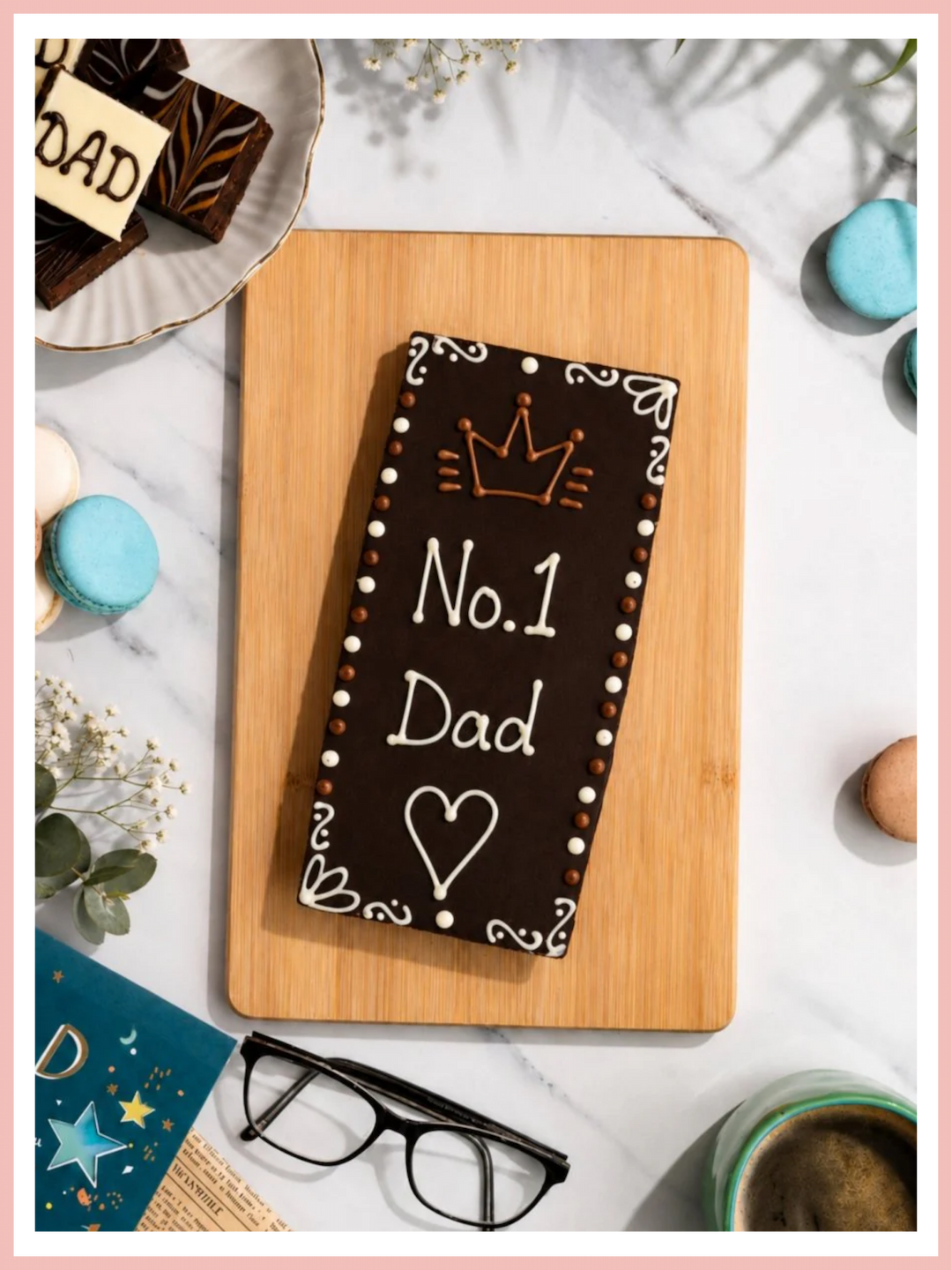 No. 1 Dad Giant Loaded Caramel Crunch Bar