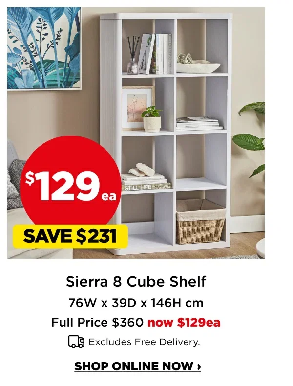 Sierra 8 Cube Shelf