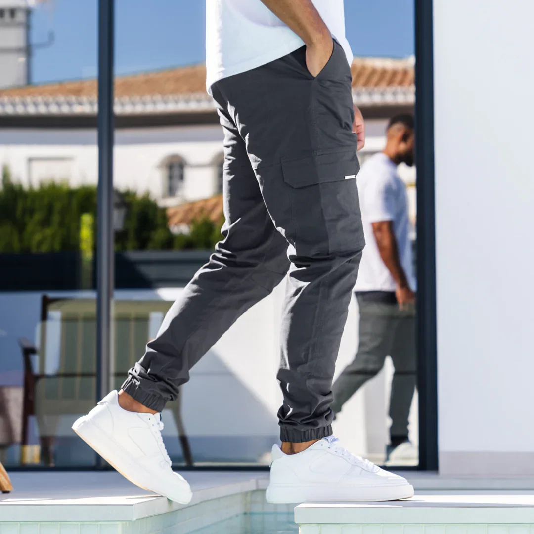 Image of Rivero Cargo Pants - Charcoal