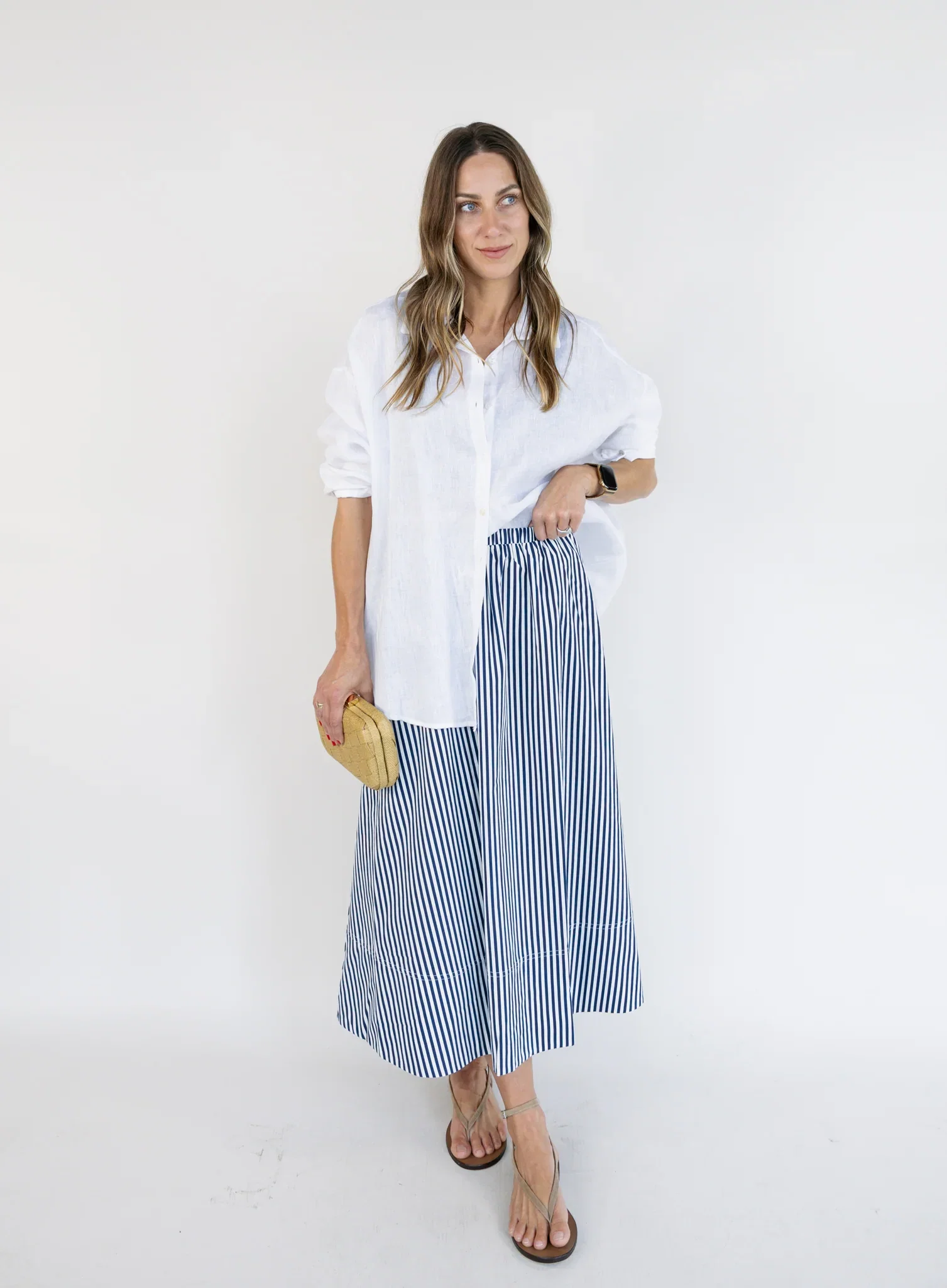 Aubri Striped Skirt