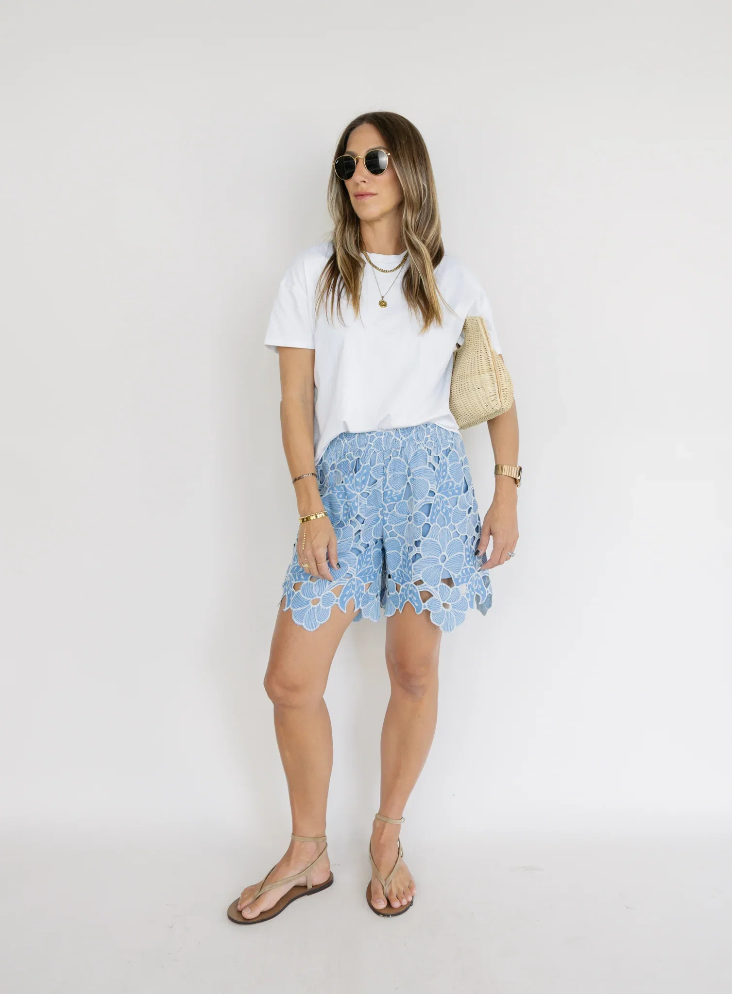Florence Eyelet Shorts