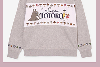 My Neighbor Totoro Title Color Block Women's Crewneck