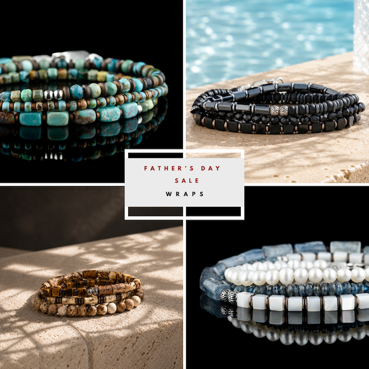 Aurum Brothers wrap bracelets