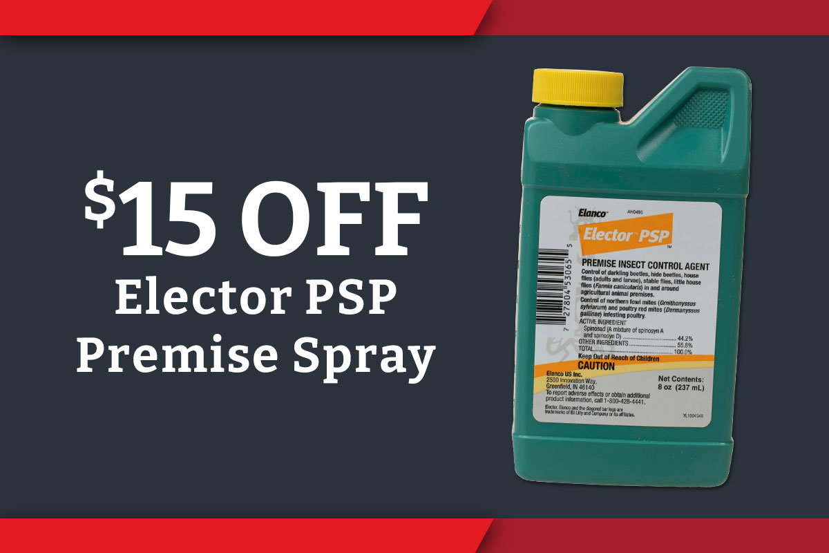$15 Off Elector PSP Premise Spray