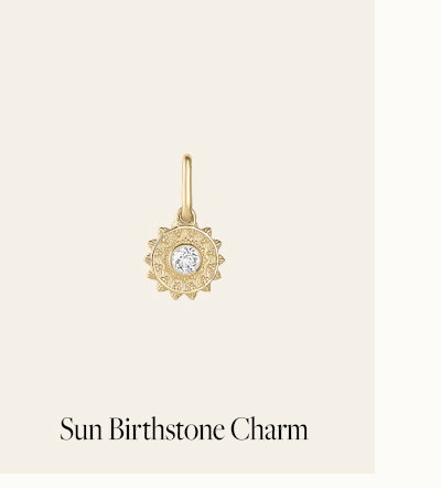 Sun Birthstone Charm