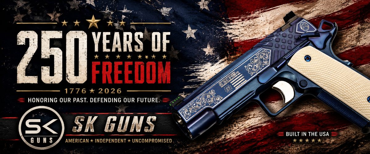 SK GUNS Partnership Banner - 250 years