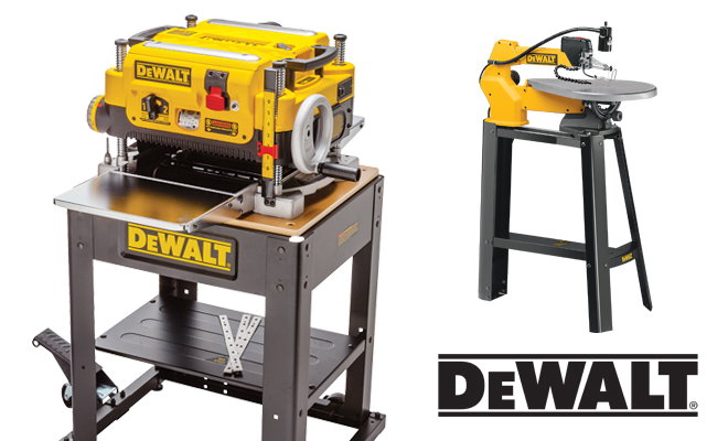 DeWalt planer and scroll saw