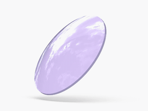 Photochromic 2 Laser Purple Lens shifting between light and dark contrast levels. 
