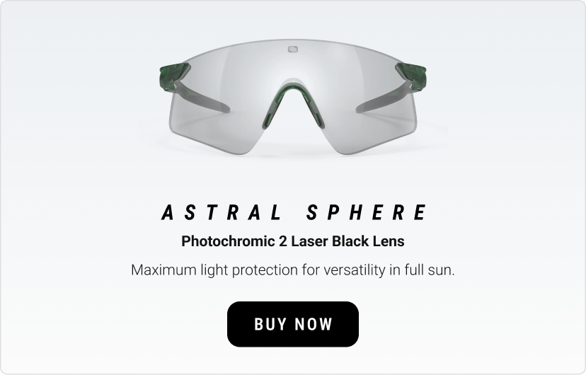 Astral Sphere. Photochromic 2 Laser Black Lens. Maximum light protection for versatility in full sun. Buy Now.