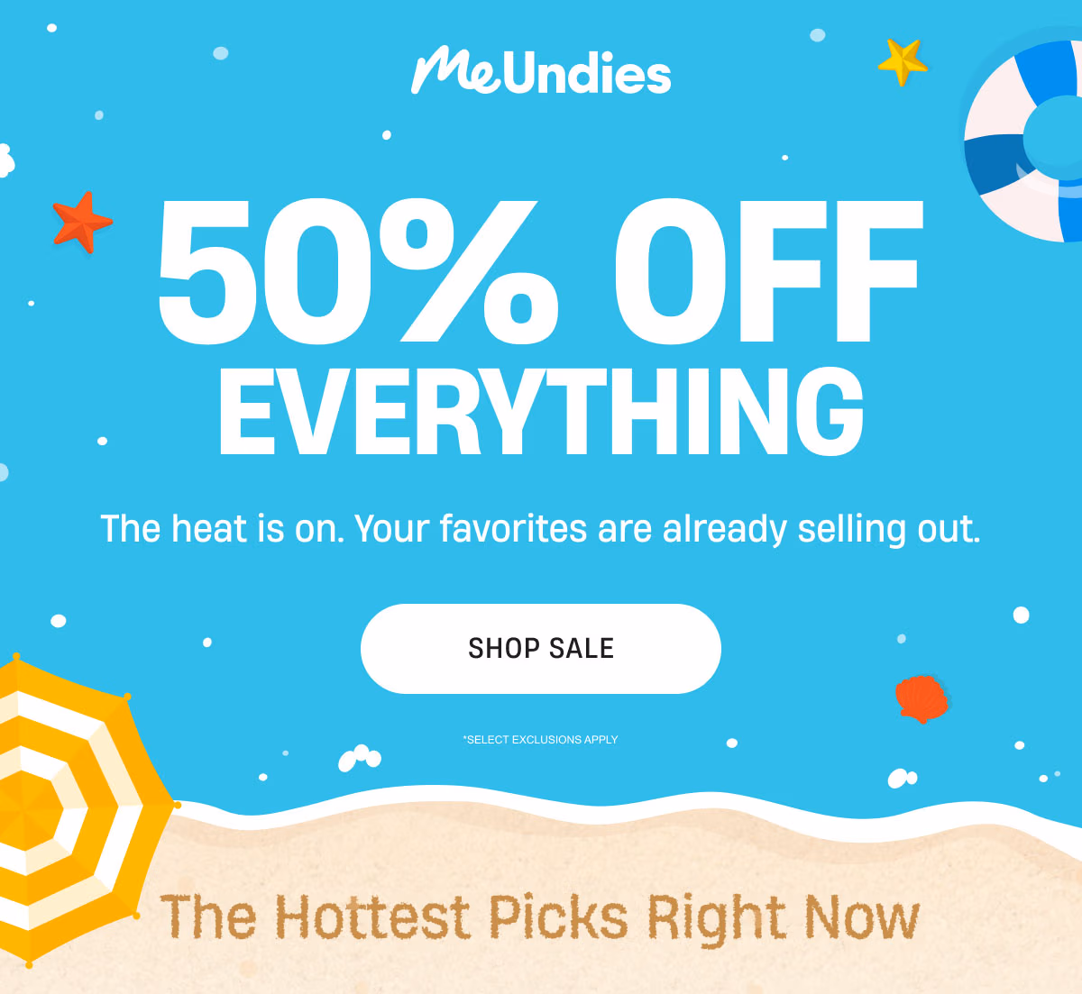 MeUndies | 50% off Everything | ENDS SOON | Shop Sale