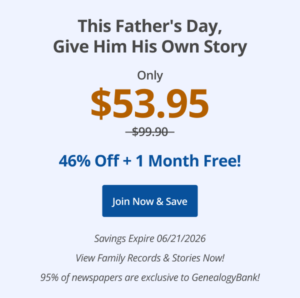 This Father's Day, Give Him His Own Story Only $53.95