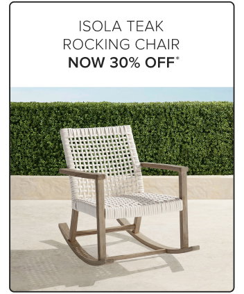 Isola Teak Rocking Chair Now 30% Off