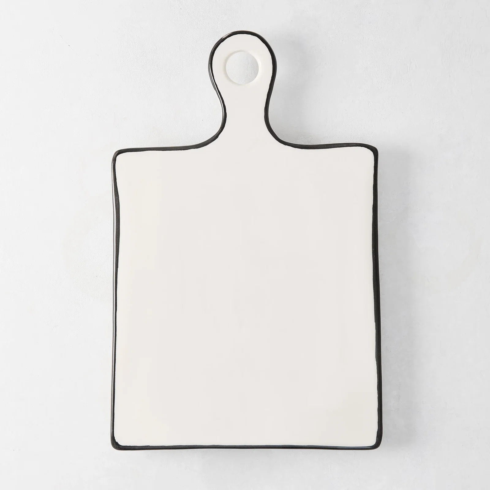 Image of Diane Keaton + Hudson Grace Ceramic Cheeseboard with Black Trim