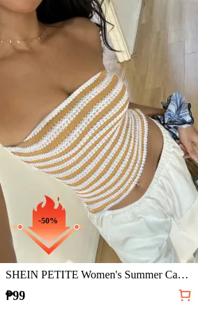 SHEIN PETITE Women s Summer Casual...