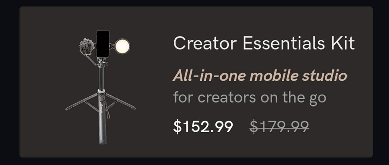 Creator Essentials Kit