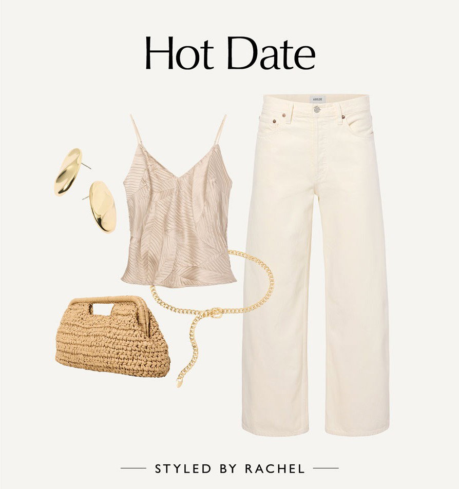 Hot date styled by Rachel. Image of cutouts of themebox looks.