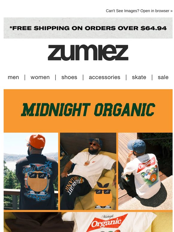 Midnight Organic | Now @ Zumiez 🍊