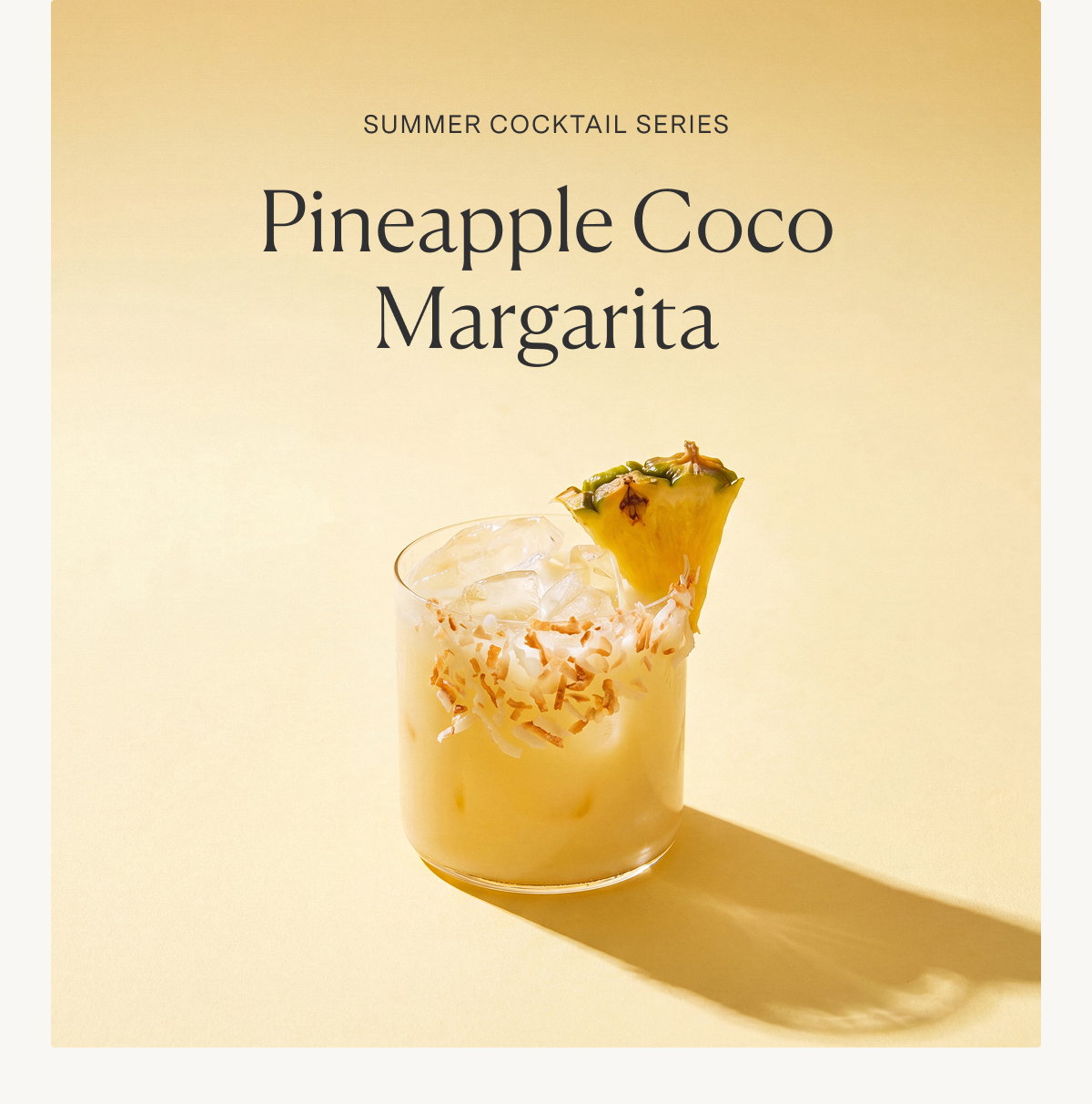 Pineapple Coco Margarita