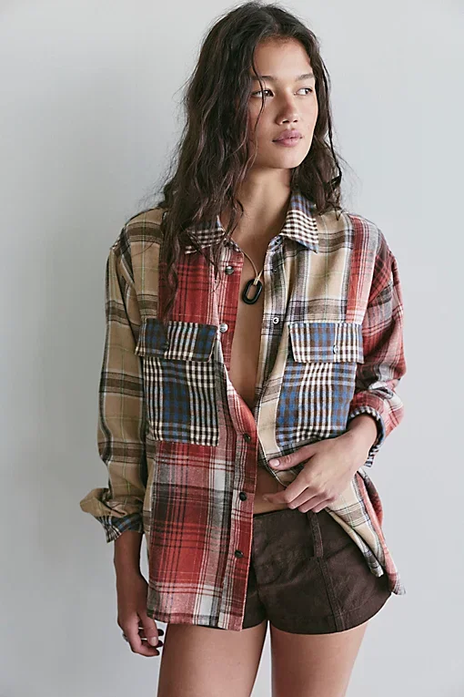 Oneteaspoon Essential Patchwork Flannel