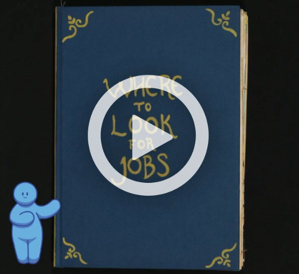 Screenshot from the 'Where to look for jobs' reel. 
