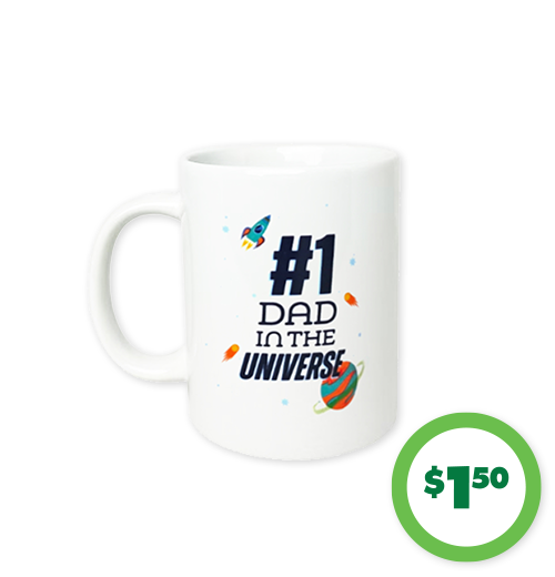 $1.50 Father's Day Mugs