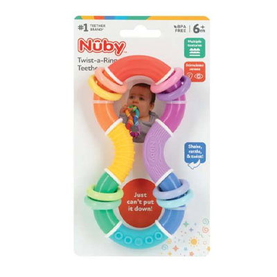 Twista Rattle Teethers with Rings