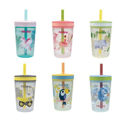 15oz Printed Soft Straw Cups