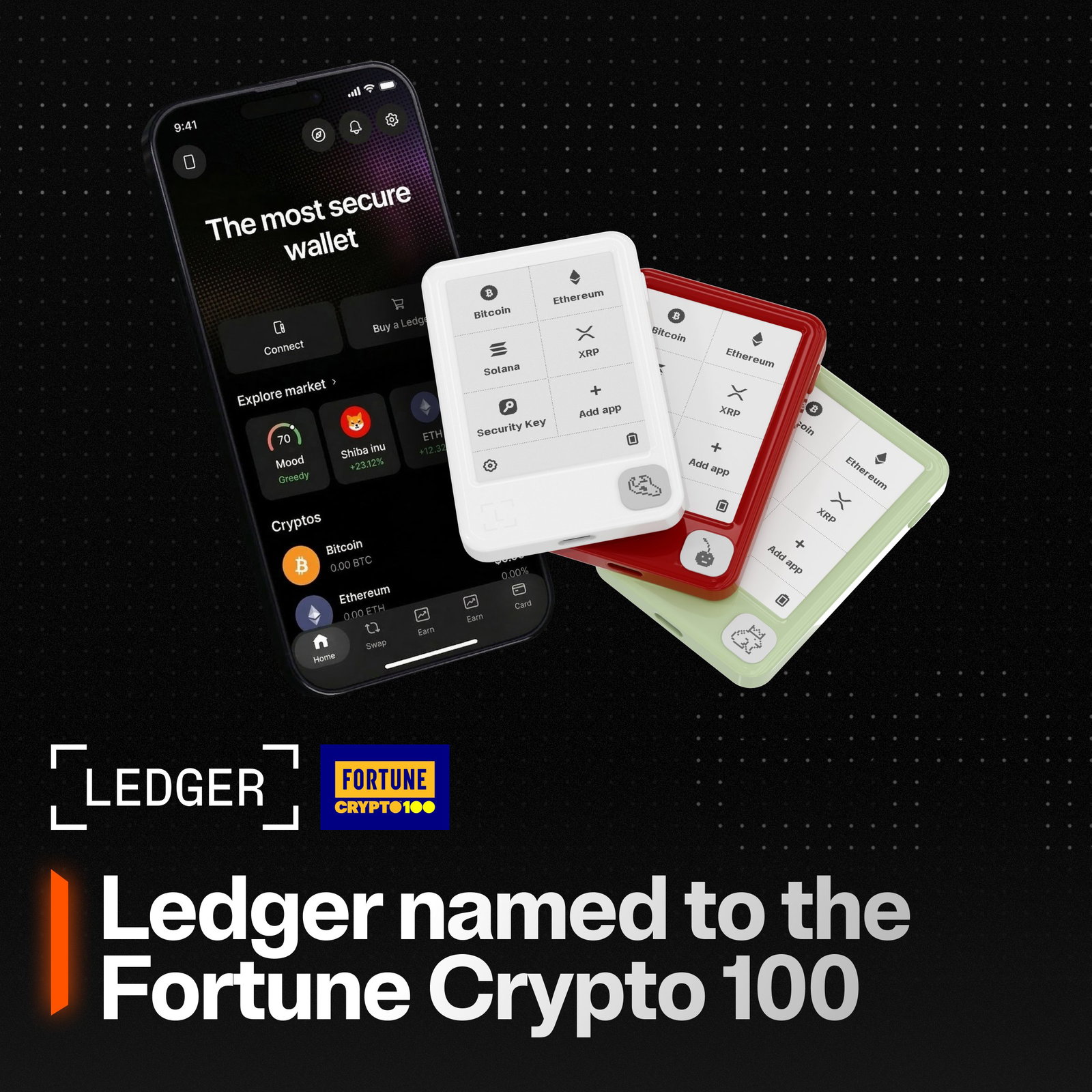 Ledger Joins the Fortune Crypto 100