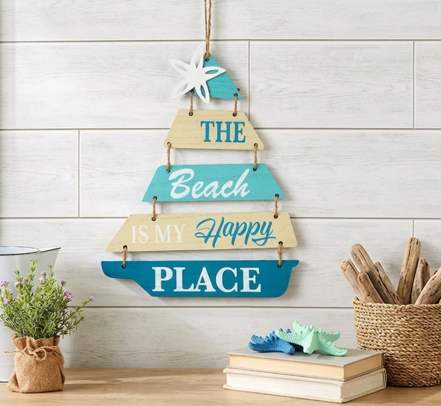 Coastal Wall Decor or Blue Sculpture