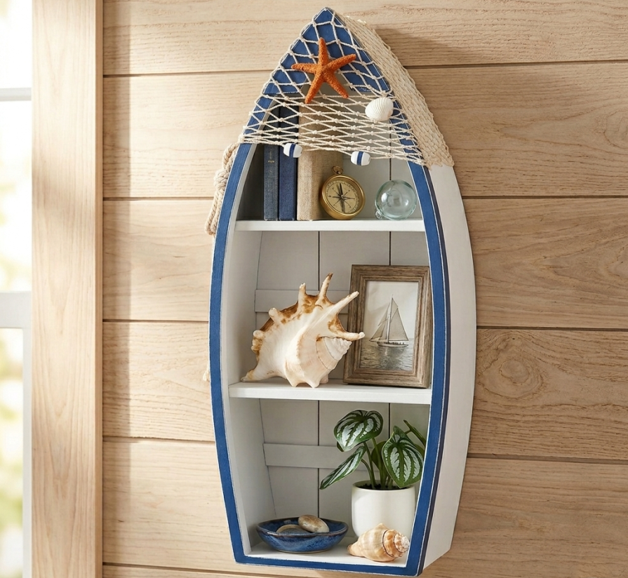 Canoe Wall Decor - Nautical Art for Home or Office