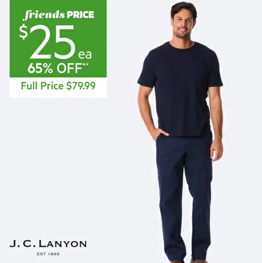 J.C. Lanyon Textured Stretch Chino
