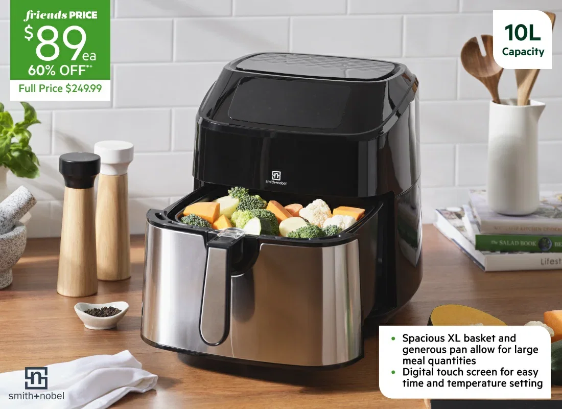 Smith+Nobel 10L XL Air Fryer