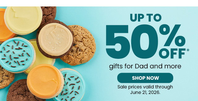 Up to 50% off gifts for Dad and more 