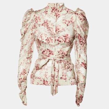 Beige Floral Print Unbridled C