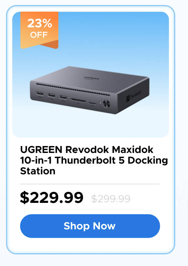 UGREEN Revodok Maxidok 10-in-1 Thunderbolt 5 Docking Station