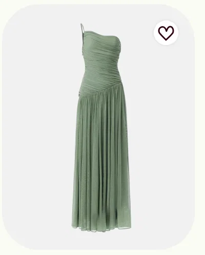 Monroe Asymmetric Jersey Gown