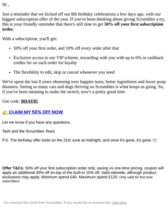 Your Offer Expires Soon!⌛
