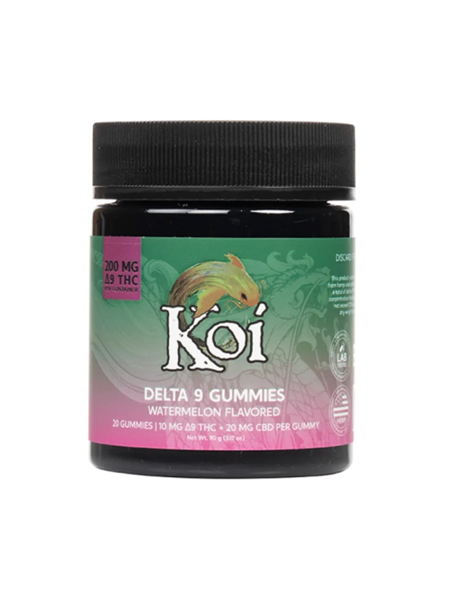 Image of Watermelon Koi Delta 9 THC Gummies 200mg