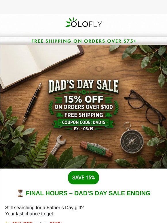 ⌛15% OFF - ends today