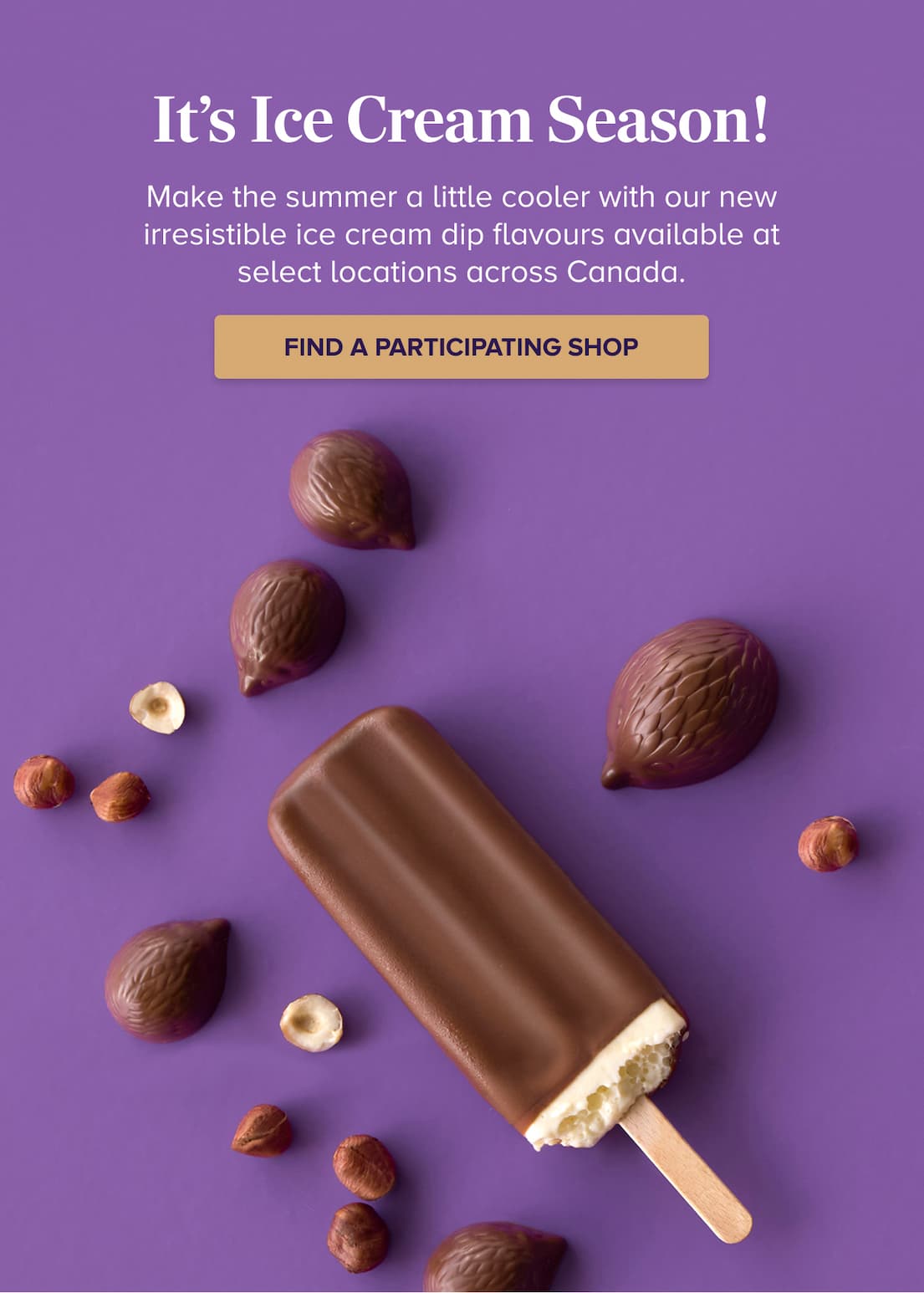 It's Ice Cream Season! FIND A PARTICIPATING SHOP